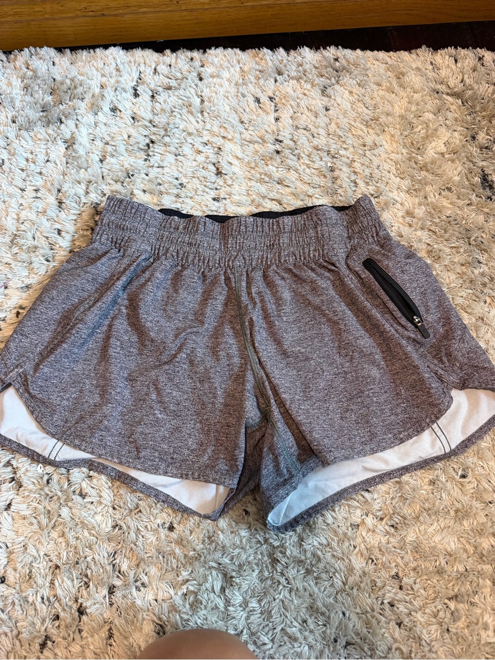 Lululemon Women's Gray Athletic Running Shorts
